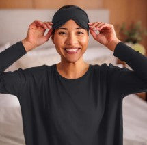 Temperaturbalanserende sovemaske